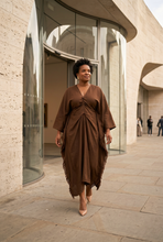 Load image into Gallery viewer, Brown bubu lifestyle image at a contemporary gallery
