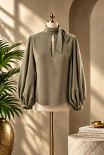 Load image into Gallery viewer, Selene Side bow blouse
