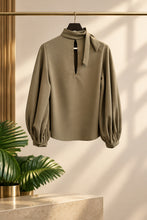 Load image into Gallery viewer, Selene Side bow blouse
